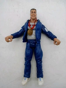 Jakks WWF WWE Titan Tron Live Wrestling Figur Serie 3 Kurt Angle & Medaille - Bild 1 von 3