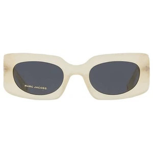Marc Jacobs Grey Rectangular Ladies Sunglasses MJ 1075/S 040G/IR 50 - Picture 1 of 5