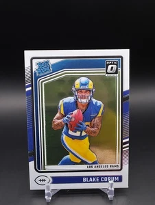 Blake Corum 2024 Panini Donruss Optic #208 Rated Rookie Base Rams - Bild 1 von 2
