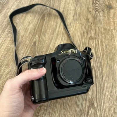 Canon T90 SLR Film SLR Camera Body Near Mint 35mm Canon Fd - Image 1 of 4