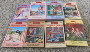25-776 14 Vintage The Boxcar Kinder Bücher verpackt SEts Gertrude Warner Neu NOS - Bild 1 von 6