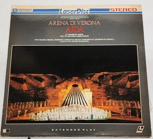 Verdi's AIDA ARENA DI VERONA Gatefold LASERDISC 2 DISC SET with Booklet - Picture 1 of 8