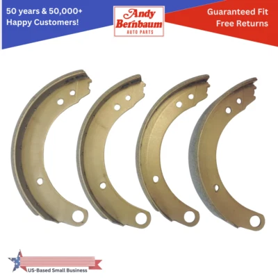 For 1950-1954 Chrysler DeSoto Rear 6 & 8 Cylinder 12"x 2" Brake Shoes Set Of 4 - Image 1 of 3