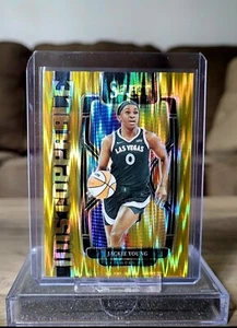 2024 Panini Select WNBA Jackie Young /10 GOLD Flash Prizm Unstoppable - Picture 1 of 2