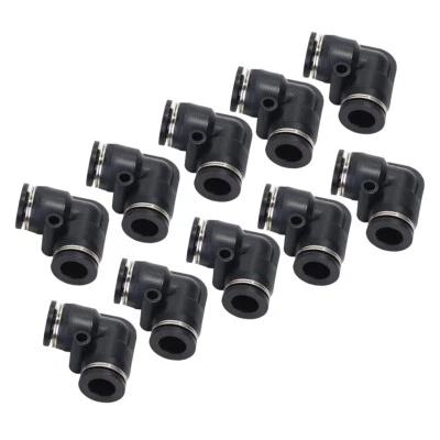 Nylon Air Line Pneumatic Quick Push to Connector Fittings For 1/2" OD Hose 10Pcs - Image 1 of 4