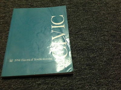 1994 Honda Civic Eléctrico Problemas Cableado Diagrama Servicio Manual Ewd 94 - Imagen 1 de 4