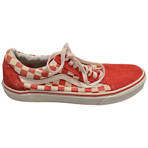 Sneaker bassa VANS Sk8 uomo 8 5 donna 10 rossa scacchiera comode stringate 500714