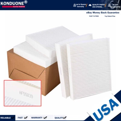 4PCS Cabin Air Filter For Kenworth T680 T800 Peterbilt 567 579 P640110 X1987001 - Image 1 of 4