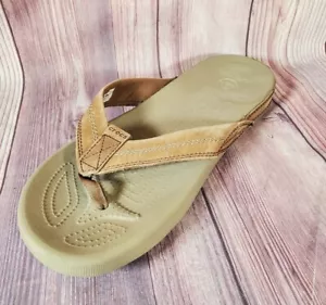 Crocs Herren Single Rechts Leder Flip Flop Ersatz Amputiert 13 NEU - Bild 1 von 3