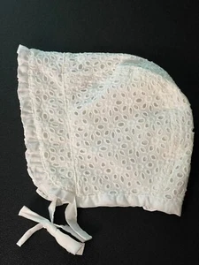 Target Baby Girls White Summer Eyelet Hat - Picture 1 of 5