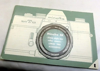 美能达 SRT-101 相机指南 手册 英语 EN  — 第 1/4 张图片