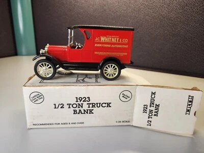 1923 1/2 Ton Truck Bank #1 J.C. Whitney Automotive 1992 Ertl #9634 - Image 1 of 4