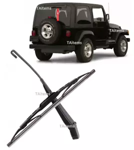 HECKWISCHERARM + BLATT 330mm PASST FÜR JEEP WRANGLER 1996-2002 ORIGINAL DESIGN - Bild 1 von 6