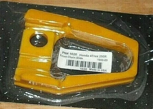 HONDA TRX250R TRX 250R SWINGARM FRONT YELLOW CHAIN GUIDE SLIDER GUARD 88-89, Z - Picture 1 of 3
