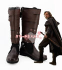 Star Wars 8 The Last Jedi Luke Skywalker Cosplay Boots Shoes customizable