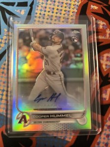 2022 Topps Chrome Update Cooper Hummel Refractor Rookie Auto RC #AC-CH