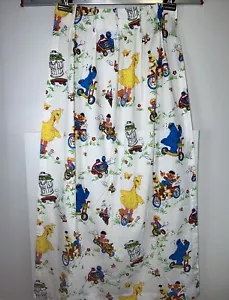 Pannello tenda singolo Sesame Street JC Penney Fashion Manor 61 in lungo vintage - Foto 1 di 7