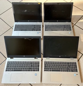 Lot de 4 PC Portable HP Probook 650 G4 / G5 - Pour pièces - H.S. - Photo 1/3