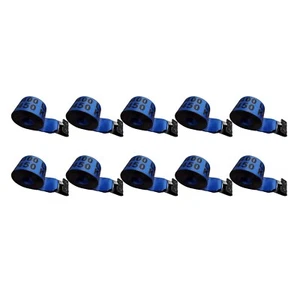 Paquete de 10 correas de cabrestante de 4" x 30' con gancho plano WLL 5400 LBS para camión de plataforma plana EE. UU. - Imagen 1 de 7
