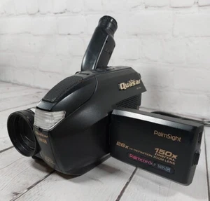 Quasar Camcorder Black Handheld 150x Digital Zoom Video Camcorder VM-L459 VHSC - Picture 1 of 7
