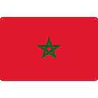 Blechschild Wandschild 30x40 cm Marokko Fahne Flagge Geschenk Deko