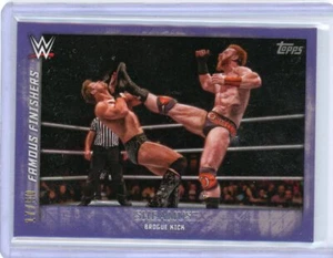 2015 Topps WWE Undisputed SHEAMUS Famous Finishers PURPLE #17/50 BROGUE KICK - Picture 1 of 1