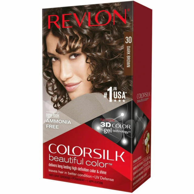 Revlon ColorSilk Permanent Hair Color - Dark Brown