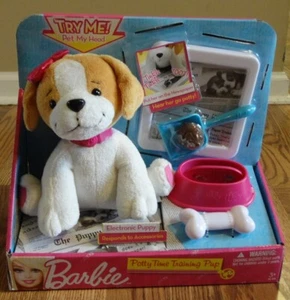 NUOVO Barbie POTTY TIME ADDESTRAMENTO CUCCIOLO MATTEL elettronico peluche cane CUCCIOLO CANE - Foto 1 di 2