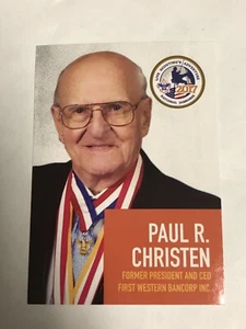 Paul R. Christen 2017 National Scout Jamboree Trading Card Packs BSA #27 - Picture 1 of 2
