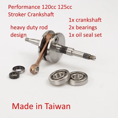 Manivela deportiva 52 mm 120-125 cc para Honda dio 50 AF18E AF28 AF27 2T después 1994 TW Foto 1 de 3