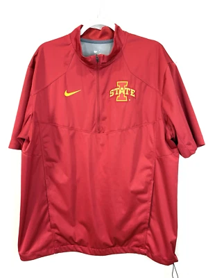 Nike Iowa State Hombres Camisa Grande 1/4 Cremallera Ventilada Impermeable Manga Corta Ciclones Foto 1 de 4