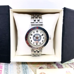 🏭 Rare Karl Liebknecht plant Amphibian Vostok Watch Amphibia 2409 1980s Service - Picture 1 of 14