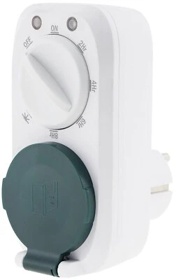 Zeitschaltuhr mit Dämmerungs- & Countdown-Funktion, analog 16A 3600W IP44 - Bild 1 von 4