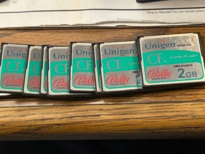 Unigen 2 GB Compact Flash   CF Cards Made in USA NEW 10 EACH BALLY DMA ENABLED - Image 1 of 3