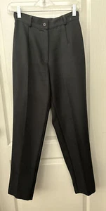 EUC Vintage One Wrapper High Rise Y2K 90s Black Pants 5/6 26”X29” Made In USA - Picture 1 of 9