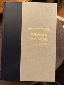 Funk & Wagnalls Edition Webster's New World Thesaurus 1985 Hardcover E7 - Picture 1 of 7