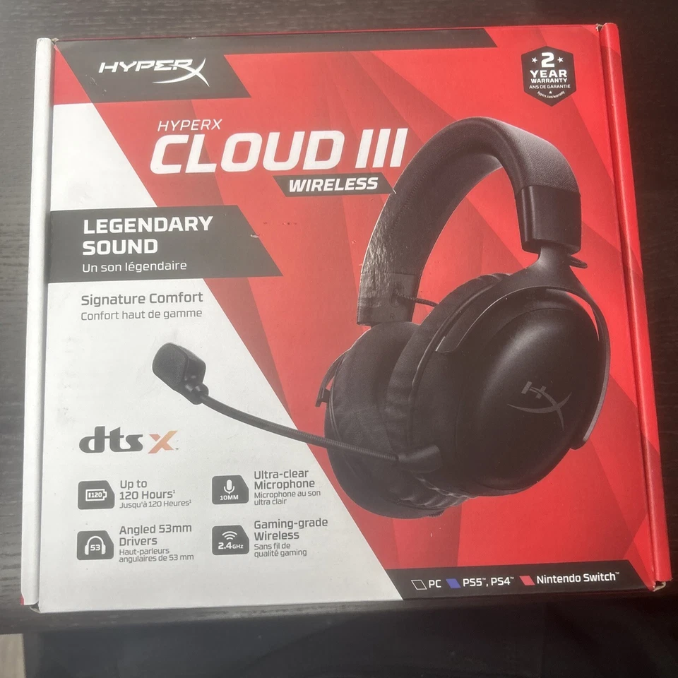 HyperX - Cloud III Wireless Gaming Headset for PC, PS5, PS4, and Nintendo Swi... - Image 1 of 1