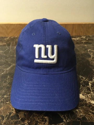 New York Giants Ball Cap, NFL Reebok, Adjustable, Blue/White Cover