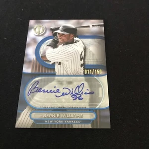 2024 Tribute Bernie Williams Blue Autograph Auto #11/150 Yankees #TA-BWI - Picture 1 of 2