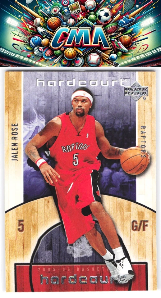 2005-06 Upper Deck Hardcourt #83 Jalen Rose - Image 1 of 2