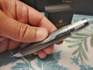 RARE PROTOTYPE CROSS TORPEDO GUNMETAL & CHROME 0.7MM PENCIL $120 GIFT - Picture 1 of 2