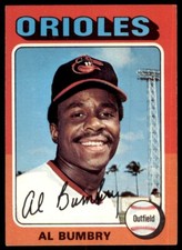 1975 TOPPS AL BUMBRY BALTIMORE ORIOLES #358 (T101)