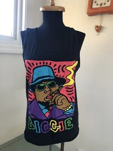 Brooklyn Shirt Mint Biggie Smalls Notorious B.I.G. Hip Sleeveless Black Tank - S - Picture 1 of 6