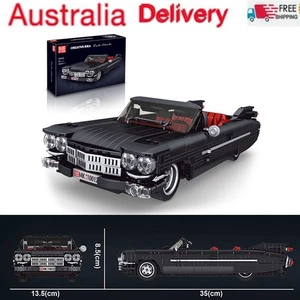 Mould King 10012 Retro Vintage Classic Muscle Car Building Blocks Adult Kids Toy - Imagen 1 de 8