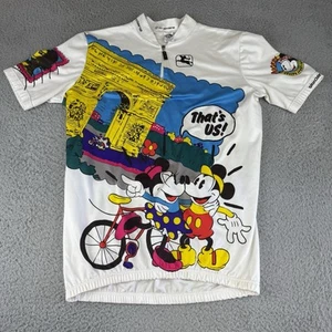Disney Mickey Vintage Giordana Cycling Jersey Men's Small Tour De France Rare - Picture 1 of 15