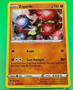 SWSH04: Vivid Voltage Zygarde #093/185 POKEMON CARD Holo Rare - Picture 1 of 2