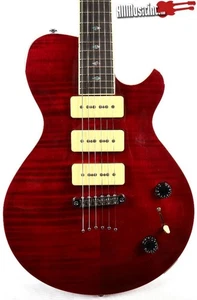 Michael Kelly Patriot Red Flame Sam Ash 100th Anniversary Electric Guitar - Picture 1 of 10