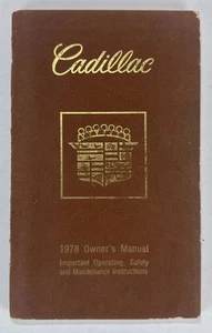 1978 Cadillac Deville Fleetwood Eldorado owners manual ORIGINAL OEM - Picture 1 of 4