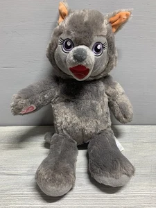 Build-A-Bear Workshop Violett der Wolf Plüschtier Stofftier grau Wolf BAB Spielzeug - Bild 1 von 9