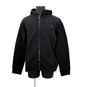 LOUIS VUITTON Double-faced Travel Hoodie Size XL Cotton82%/Nylon18% Black 1A7XEQ - Picture 1 of 10